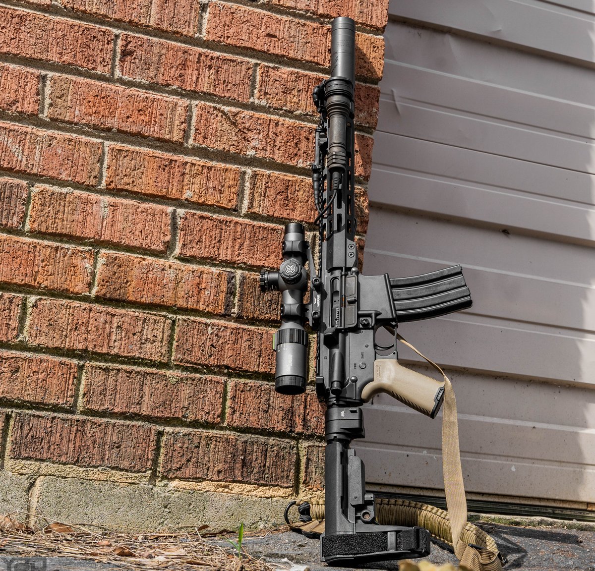 Bradamick77's tweet image. What about your truck gun aka bug out rifle?  What gear makes it special for you?

✔️AG-15 built in the shop by us!  One of our early receivers!
✔️Rugged Razor Suppressor
✔️Sig Tango Optic
✔️Stryker Sling Set

#runyourgun #dudeswithbeards #dadswithdaughters #2A