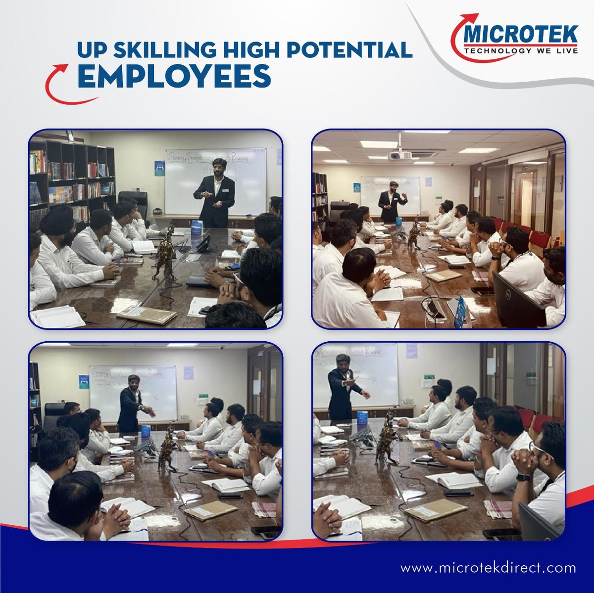 MicrotekOfcl's tweet photo. As Mark Twain said, “Training is everything. The peach was once a bitter almond...". #Microtek believes in providing adequate training to its employees. It's not only essential for the organization but for upskilling their potential as well.
#MicrotekIndia #TechnologyWeLive https://t.co/pBjZqkRZLS