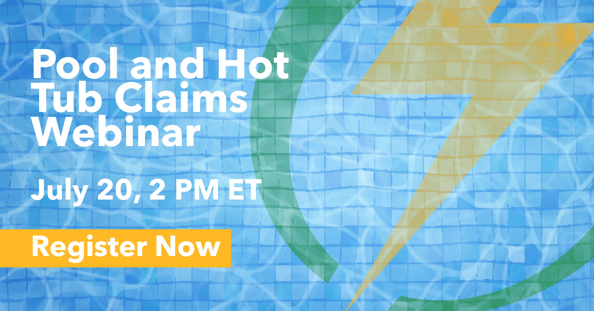 CCGCLT's tweet photo. Looking for an interesting way to earn CE credit and improve your #property #claims handling knowledge? 

Sign up for @StrikeCheck1's upcoming #webinar, What Makes Pool and Hot Tub Claims Different: https://t.co/RD8zqpzMOl https://t.co/lUexJc0yGK