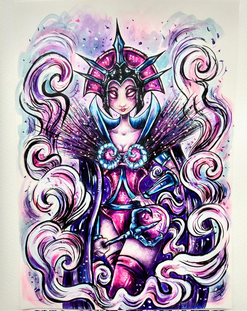 carpetcatart's tweet photo. Evil Lyn fanart https://t.co/qCDVcMyt2k
