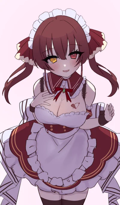 あくありうむ。の姿可愛すぎんだろ落描き #マリンのお宝 