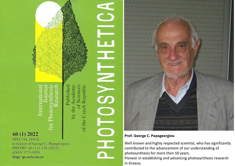 AlgatechTrebon's tweet image. Pocta Prof. George C. Papageorgiou. O. Prášil a R. Kaňa z MBÚ AVČR–Centrum #ALGATECH zorganizovali vydání tohoto zvláštního čísla. Obsahuje 13 článků od 57 autorů ze 14 zemí světa, které popisují Georgeovy výzkumné zájmy. Více na alga.cz/p-events.html a ps.ueb.cas.cz/artkey/phs-202…