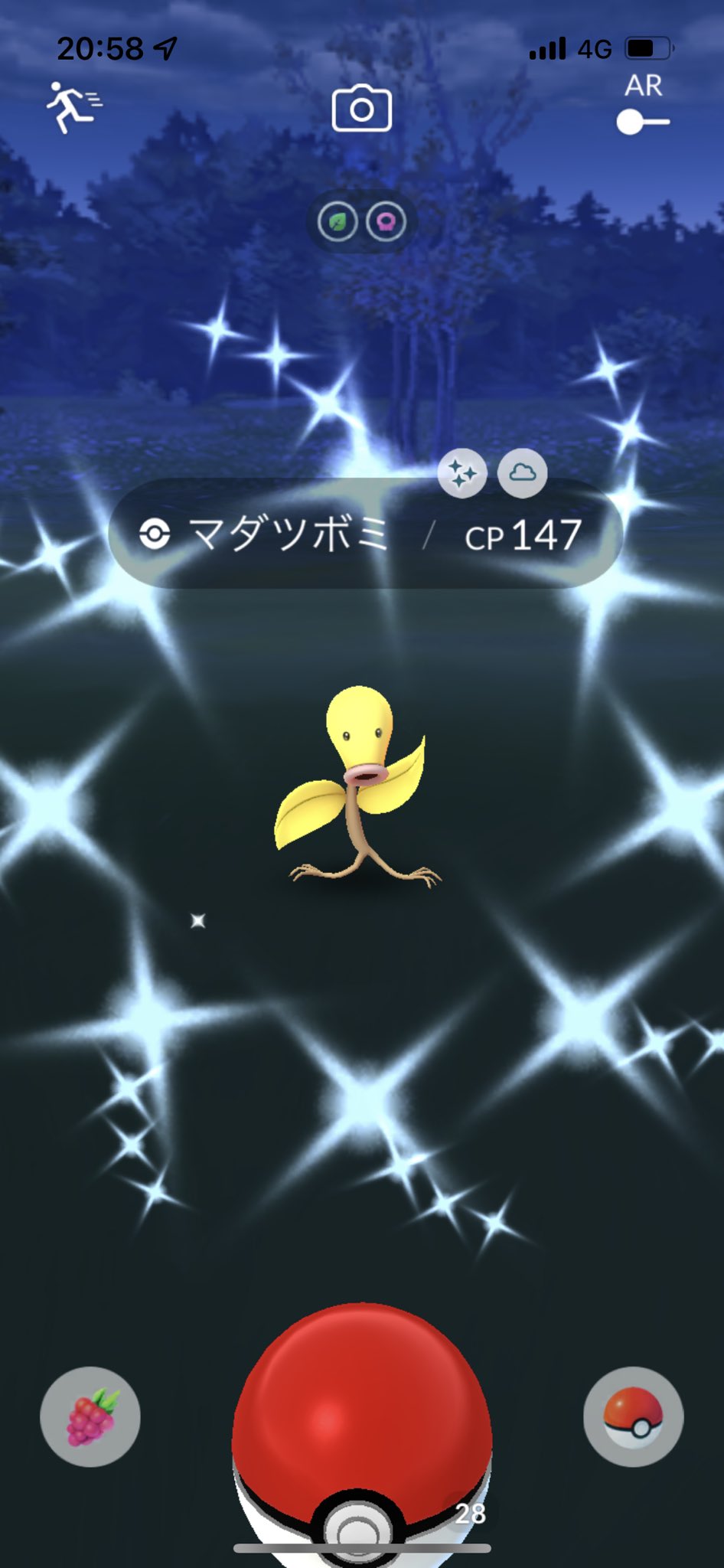 かえで 今日は草生えた 忙しくてほとんどポケモンgo出来なかったけど 駅でタップしたら光ってくれました マダツボミは通算5匹目 今月は色違いまだ6匹 こんなときもありますよね ポケモンgo 色違い T Co Oongyjeb8k Twitter