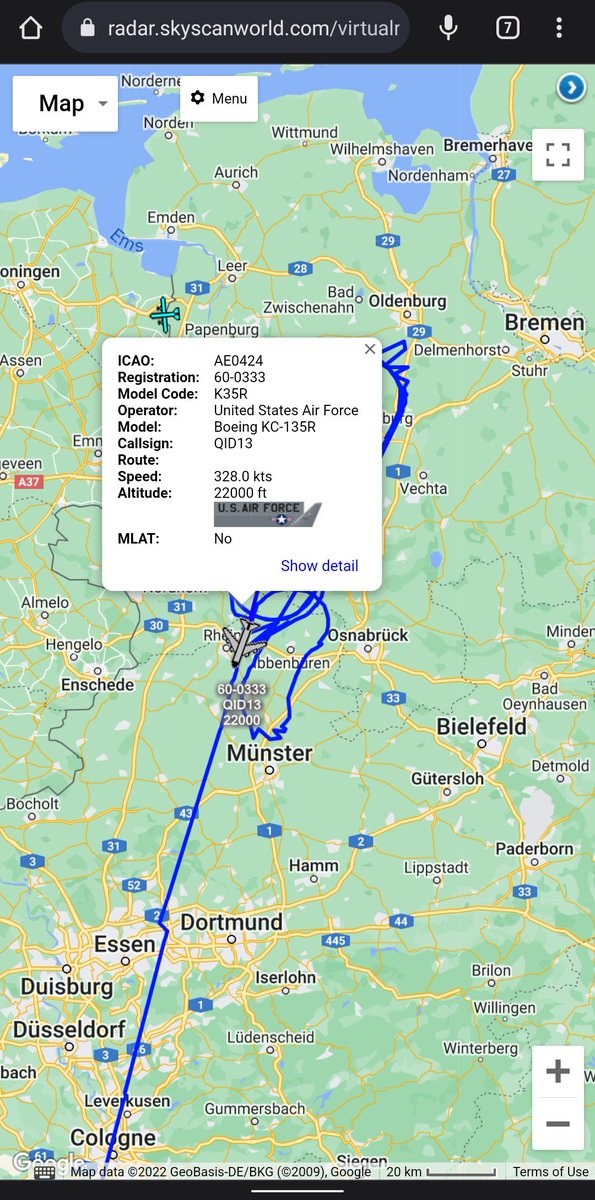 scan_sky's tweet photo. #USAF - Boeing KC-135R - 60-0333 - #QID13

RTB After Refuelling #BOLAR Flight - F-15Es From 492nd FS (RAF Lakenheath 🇬🇧 🇺🇸)

📸:Senior Airman Christopher Thornbury https://t.co/R9OgHTSJfK