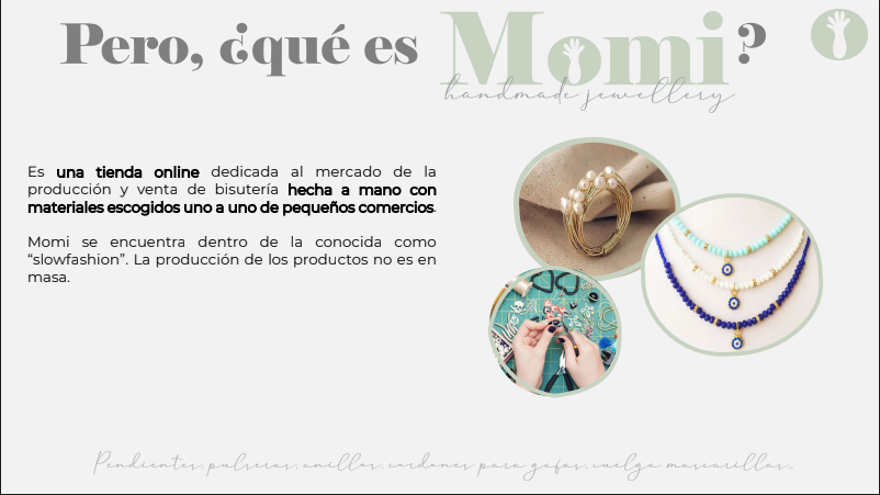 NettDigital's tweet photo. Acabamos la ronda de la mañana con @beatrizdiazdp y su proyecto Momi Handmade Jewellery, bisutería slowfashion hecha a mano. 🤩🤩

Su logotipo representa sus valores de marca, la tradición y naturalidad en esencia🔥✌✌.

#MasterMPD #Proyecto360 #NETTCommunity https://t.co/LH7fa7yzK7