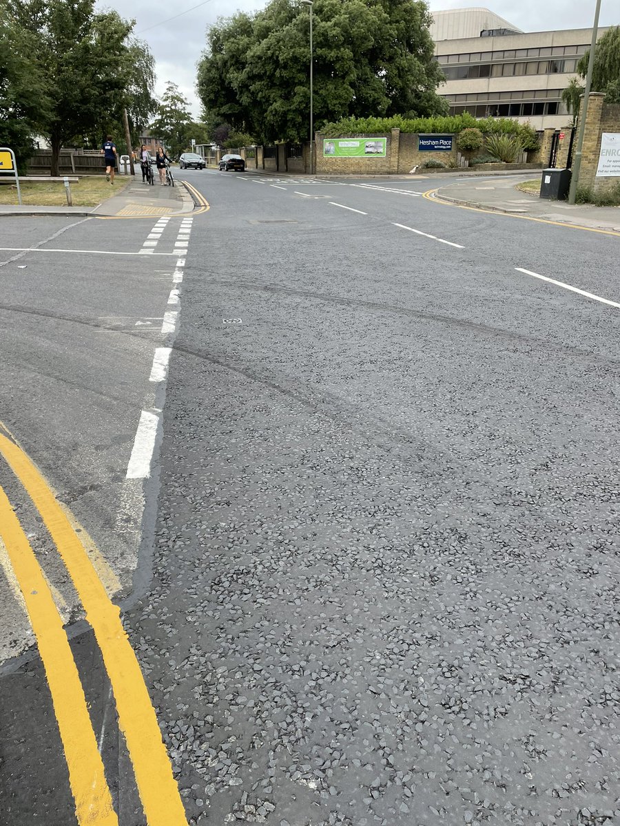 The promised £1.5m this year for Hersham resurfacing is being delivered👍. Molesey and Profumo Rds, plus the Westcar Lane Rdbt, all restored to new.

And next week it’s Esher Road &amp; more in the pipeline. <a href="/HighwaysSurrey/">Surrey Highways</a> <a href="/mpfurniss/">Cllr Matt Furniss</a>
