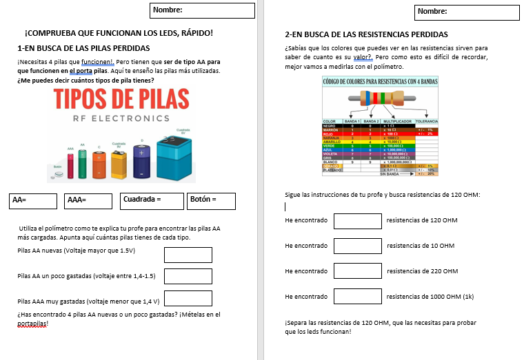 CaracterMaker's tweet photo. Este año quiero enseñar a alumnos de ESO que es un multímetro y cómo utilizarlo, de manera divertida. En la práctica que os enseño, la idea es que aprendan a medir el V y la R. De paso aprenden sobre los tipos de pilas, resistencias.. Seguiré con circuitos en serie.. #sharingidea https://t.co/JD190UXy8W