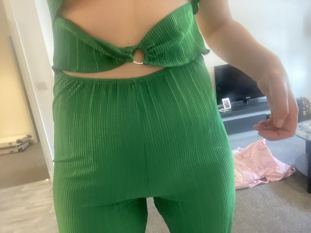 CamillaDavidson's tweet photo. @OfficialPLT_CS  I’ve ordered two or the same jumpsuit and both have arrive faulty and stitched the wrong way so strap doesn’t sit right ? Dodgy batch? https://t.co/eQ0Y9F8SPf