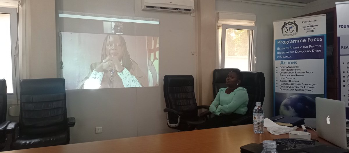 pearlwoodug's tweet photo. TODAY:
@pearlwoodug, @UgandaMusicians, @FHRI2 and SELAM meet to concretize the areas of collaboration and implementation of @panaf_org  Uganda Chapter for advocacy for Artistic Freedom.

#ArtisticRightsFirst
#Freedom2Create https://t.co/hqKDKJtiNT