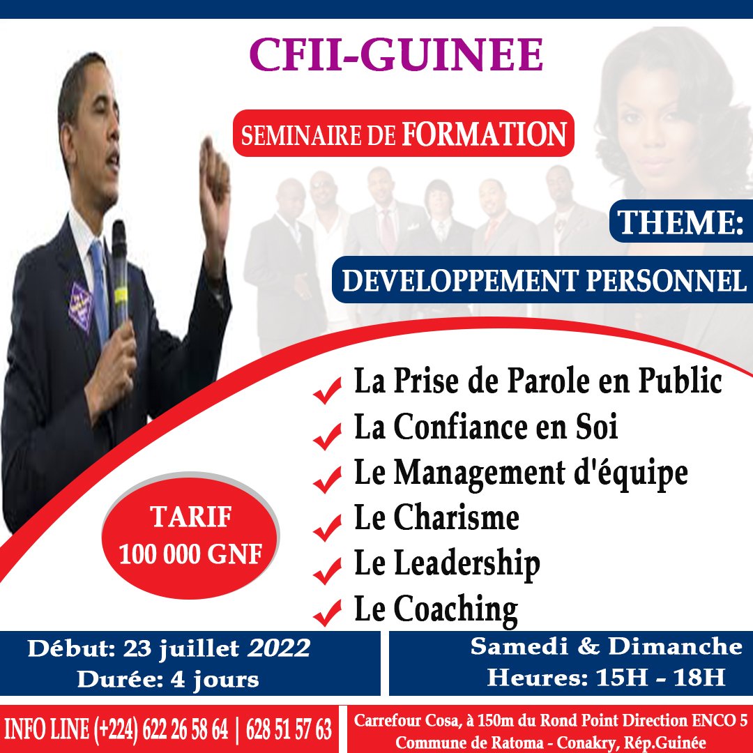 DSaliou3's tweet photo. FORMATION: DÉVELOPPEMENT PERSONNEL https://t.co/Ze21IeHjv8