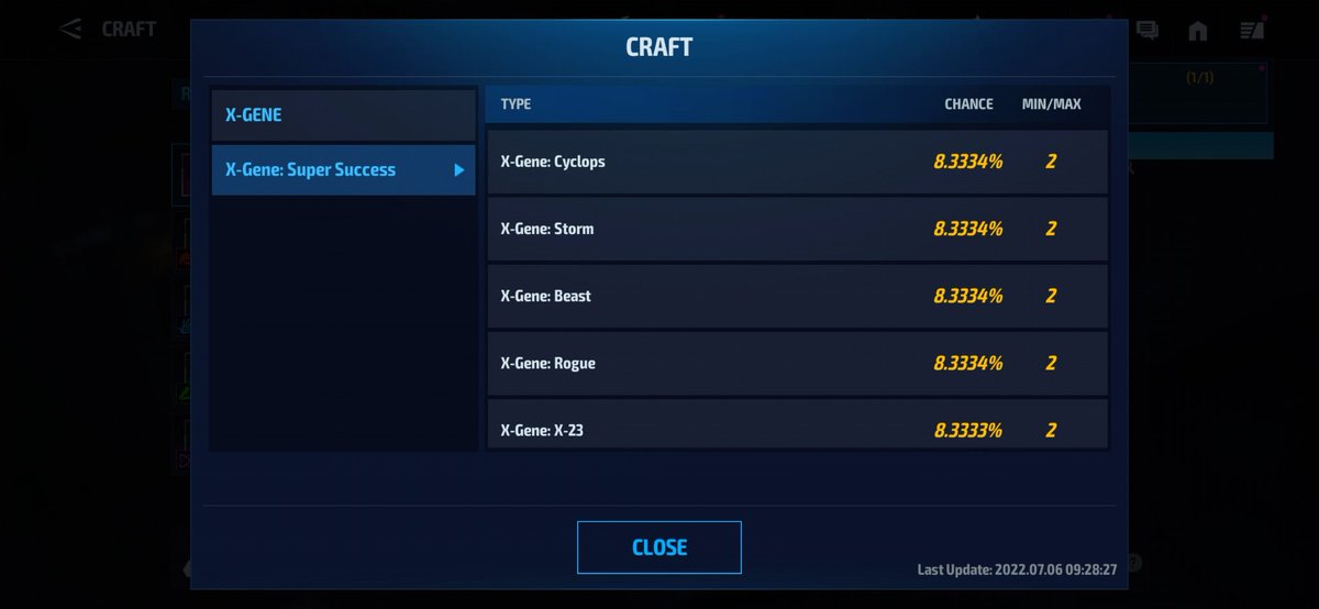 Should they at least give us a chance to craft prem char mutant bios even if the chances are low? <a href="/Cynicalexx/">Cynicalex</a>