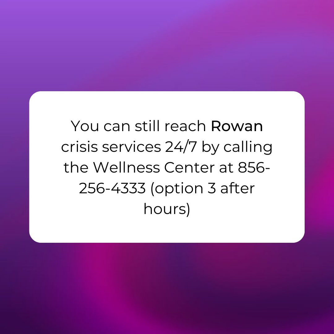 Rowan University Wellness Center tweet media