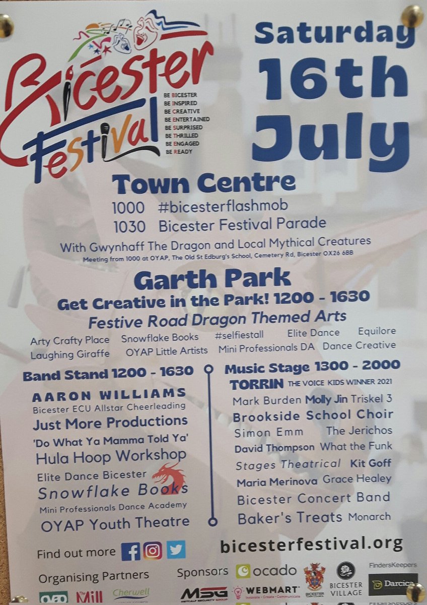 Today <a href="/BicesterTesco/">BICESTER TESCO</a> have #donated a large quantity of water to @OYAPTrust in preparation for <a href="/BicesterFest/">Bicester Festival</a> which takes place this Saturday 16th July. #helpingbuildstrongercommunities