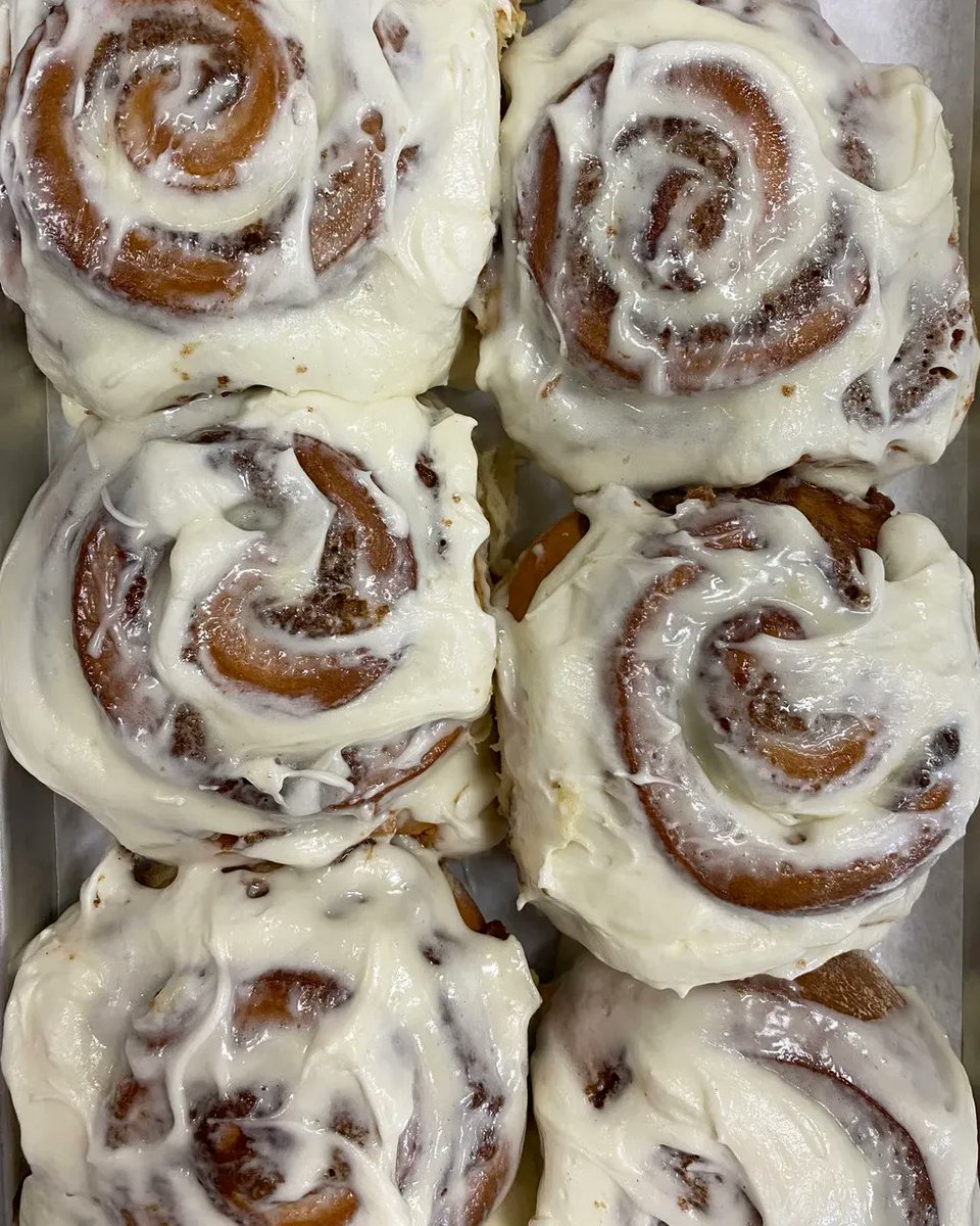 eatwicked's tweet photo. Some flavors may change every month, but our homemade Sinnamon Buns are staples you can always find around here ๐ #eatwicked #sinbakery #401 https://t.co/jQ20kEEY3q