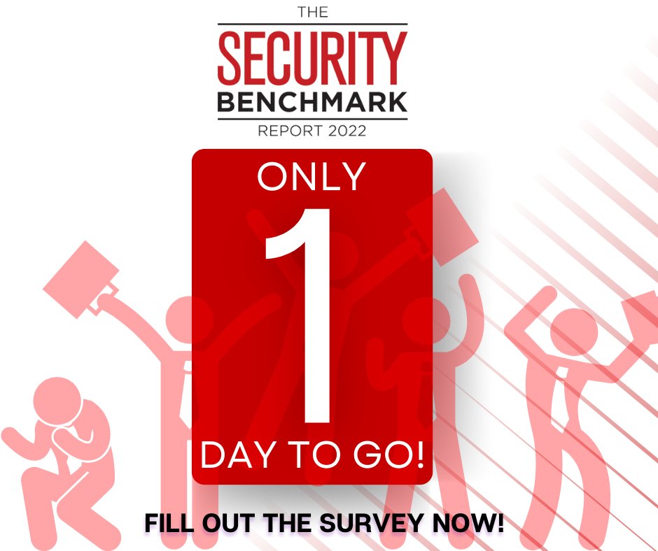 securitymag's tweet image. Final chance to #benchmark your #security program with your peers! Deadline is TOMORROW for The 2022 Security Benchmark Report survey!

securitymagazine.com/securitybenchm… 

#securitybenchmark #securitymanagement #securityleadership