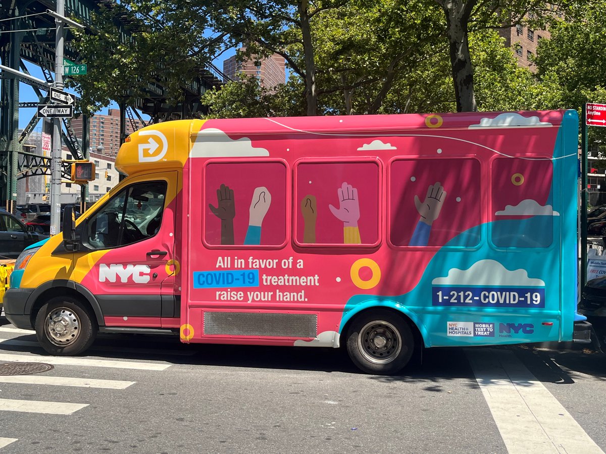 New Yorkers: Do you know about the City's new #TestToTreat mobile vans? You can now get tested for COVID-19 and get access to free, lifesaving treatment all in one visit.

Find a location near you: on.nyc.gov/3uGWkIE