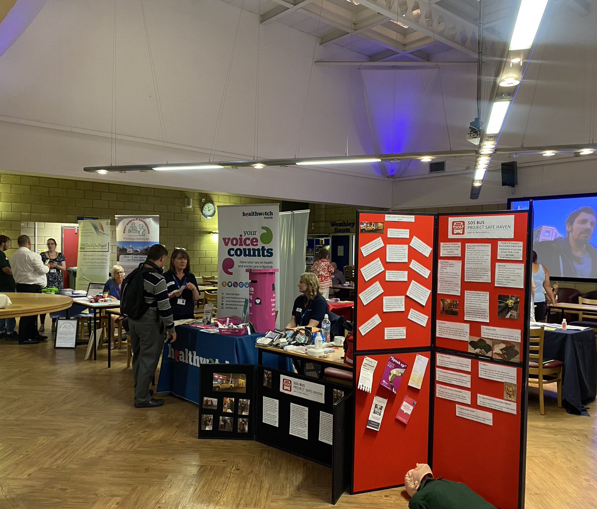 CANorfolk's tweet photo. We’re here! Come along to Alive in LynnSport between now and 6pm to talk about volunteer opportunities in West Norfolk! 

@Lynnsport #kingslynn #westnorfolk https://t.co/uGow6O2W64