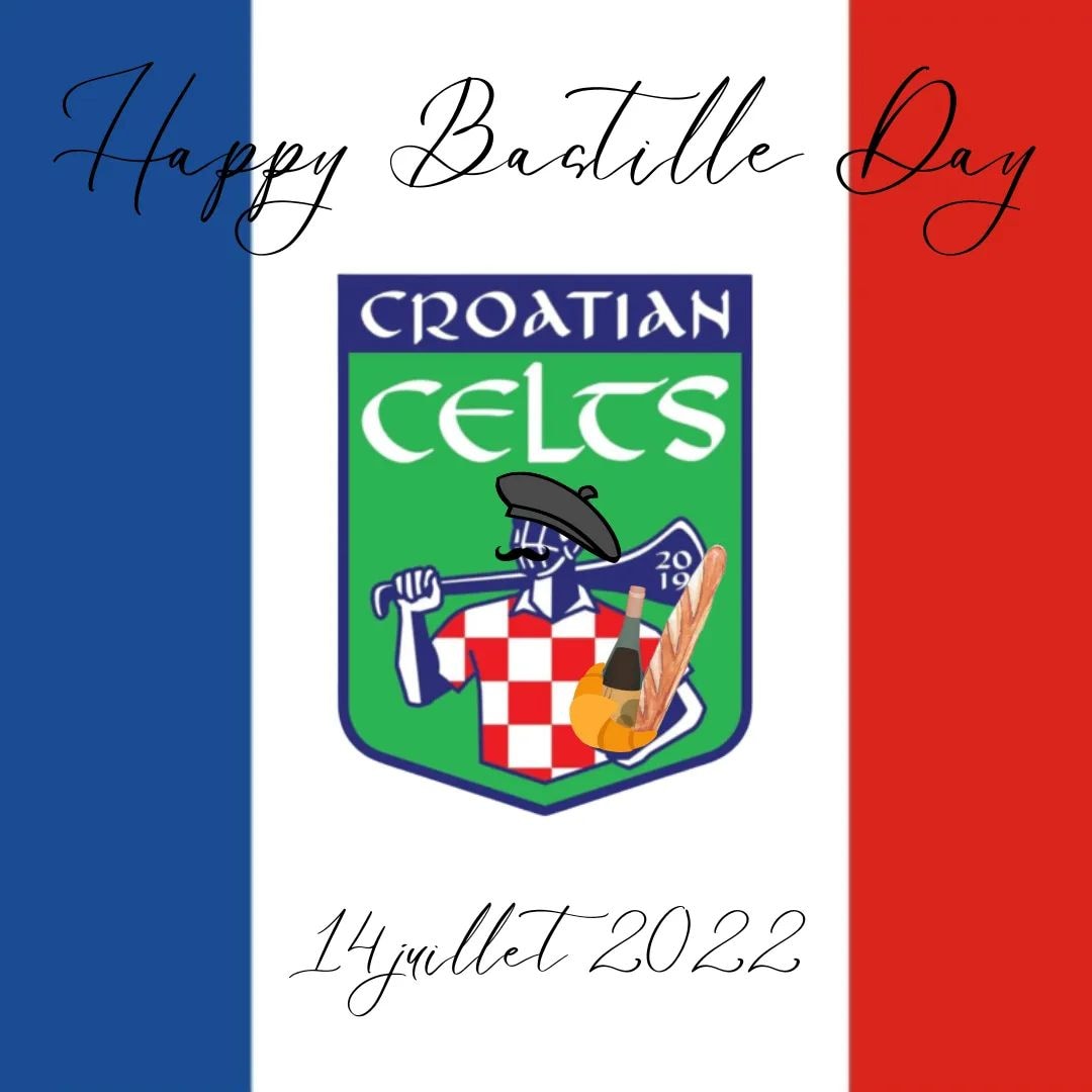 Happy 14 July to all of French people out there from les Celtes de Croatie 🇫🇷