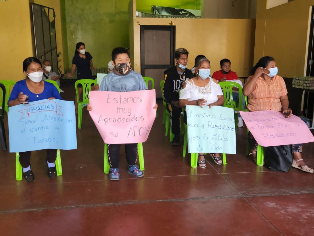 MChanchamayo's tweet photo. 👉Para personas de bajos recursos económicos en La Merced Chanchamayo y totalmente gratis.
 🟡🟢𝗜𝗡𝗜𝗖𝗜𝗔 𝗜𝗠𝗣𝗟𝗘𝗠𝗘𝗡𝗧𝗔𝗖𝗜𝗢𝗡 𝗗𝗘𝗟 𝗣𝗥𝗜𝗠𝗘𝗥 𝗖𝗘𝗡𝗧𝗥𝗢 𝗗𝗘 𝗧𝗘𝗥𝗔𝗣𝗜𝗔 𝗙𝗜́𝗦𝗜𝗖𝗔 𝗬 𝗥𝗘𝗛𝗔𝗕𝗜𝗟𝗜𝗧𝗔𝗖𝗜𝗢́𝗡 𝗠𝗨𝗡𝗜𝗖𝗜𝗣𝗔𝗟 https://t.co/tUMieu4Dyw