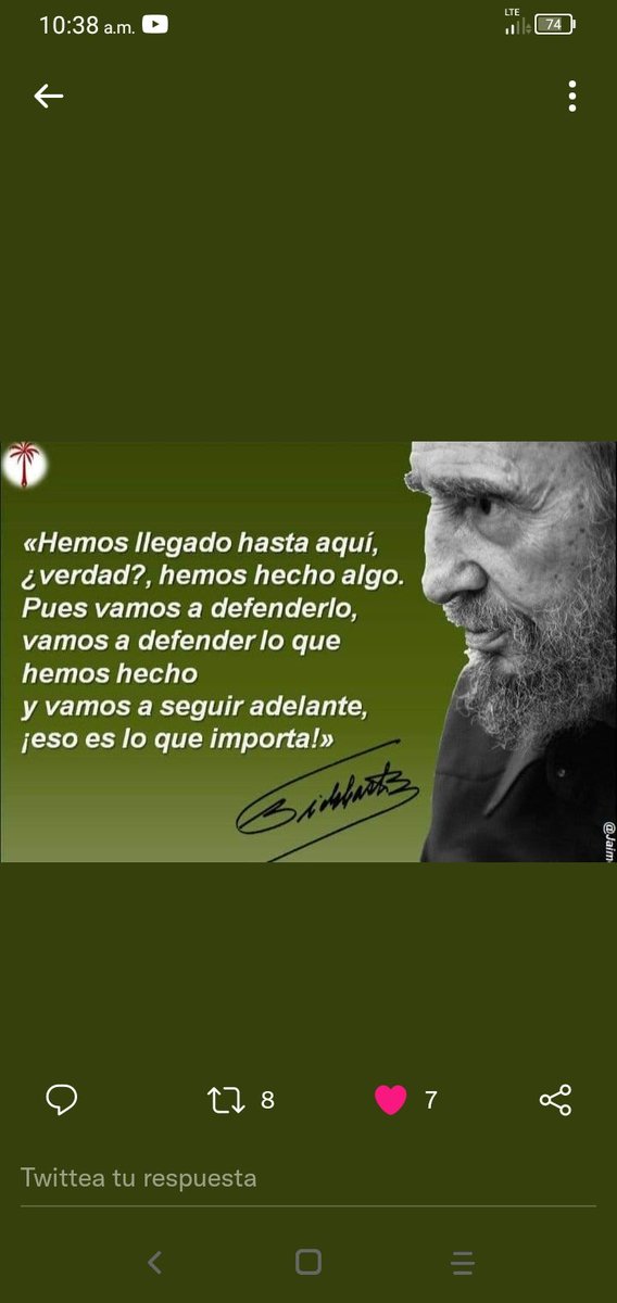 <a href="/DrRobertoMOjeda/">Dr. Roberto Morales Ojeda</a> <a href="/DiazCanelB/">Miguel Díaz-Canel Bermúdez</a> <a href="/PartidoPCC/">Partido Comunista de Cuba</a> <a href="/aylinalvarezG/">Aylín Alvarez García</a> <a href="/GHNordelo5/">Gerardo Hdez. Nordelo</a> <a href="/CubaMINREX/">Cancillería de Cuba</a> <a href="/IzquierdaUnid15/">Izquierda Latina 💪</a> <a href="/DeZurdaTeam_/">DeZurdaTeam 📳</a> <a href="/cubadebatecu/">Cubadebate</a> <a href="/unidad_central/">Unidad Central de Cooperación Médica</a> <a href="/PrensaLatina_cu/">Prensa Latina</a> Hola!!! 🌞🌜 Las dificultades las convertiremos en victoria para #Cuba #FidelPorSiempre #CubaPorLaPaz