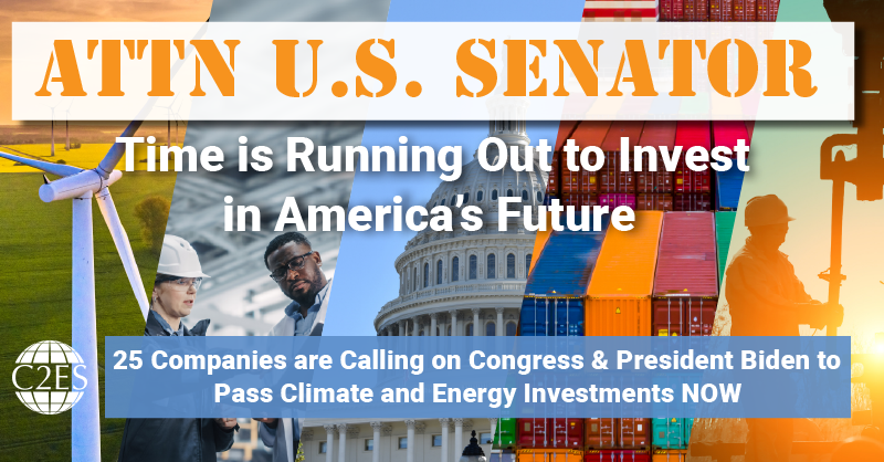 #TimeIsRunningOut on the last, best chance for congressional climate action for possibly years. We took out a full-page ad in Politico with 25 major companies to say why we need some version of Build Back Better passed -- now.