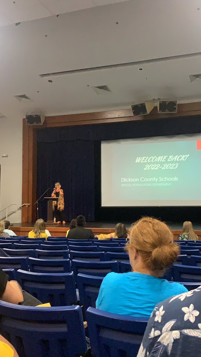 Kicking off the 2022-2023 school year with Dr Malissa Johnson and the amazing <a href="/DCSTNspePops/">Dickson County Special Populations</a>.