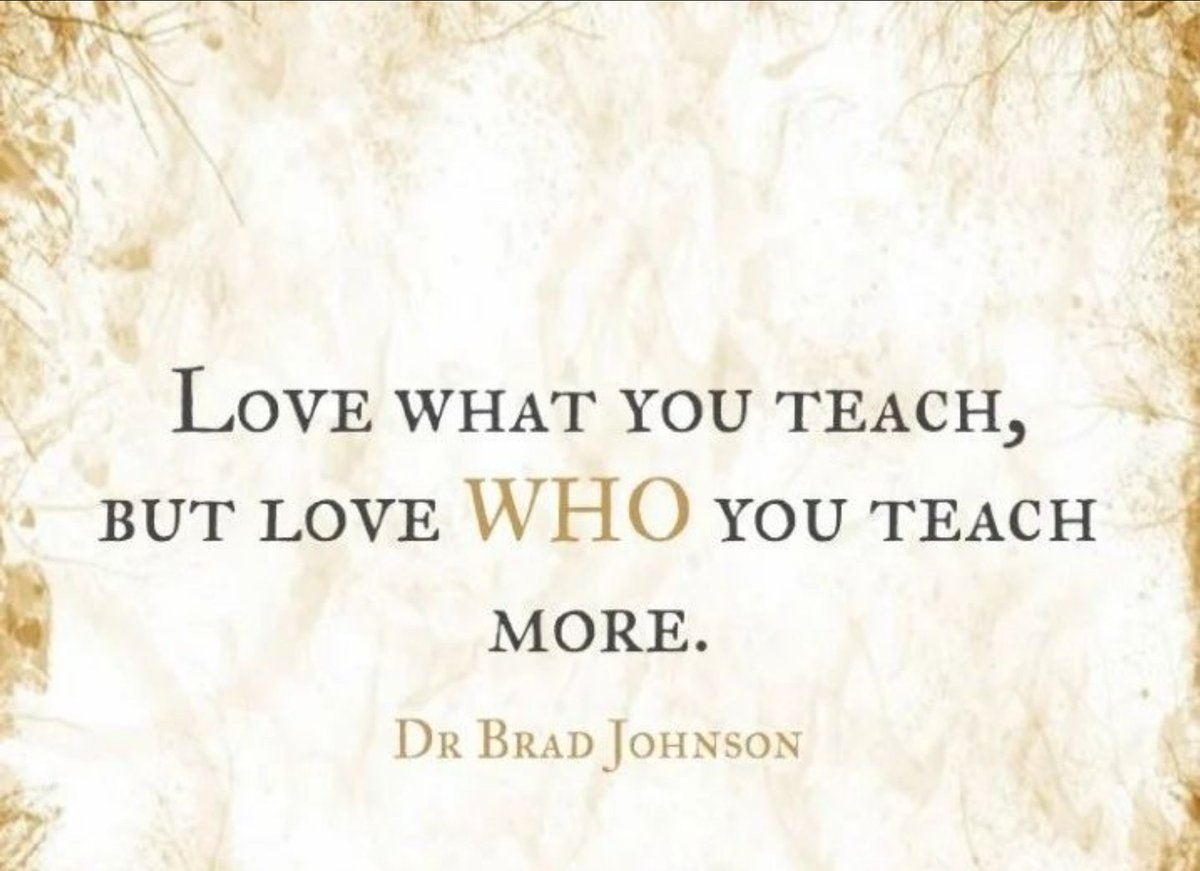 Love WHO you teach more!
