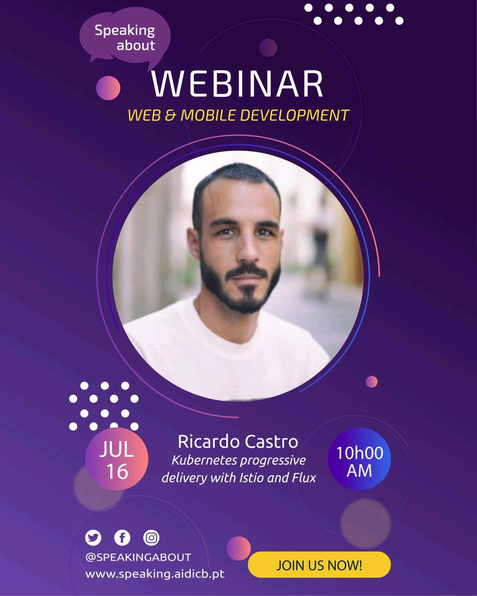 Would you like to know more about how to do Progressive Delivery in K8s?

Join us this Saturday at <a href="/speaking_about/">SpeakingAbout</a>  and let's discuss <a href="/kubernetesio/">Kubernetes</a>, #progressivedelivery, <a href="/IstioMesh/">Istio</a> and #flagger.

youtu.be/Nqubnq1-CuU