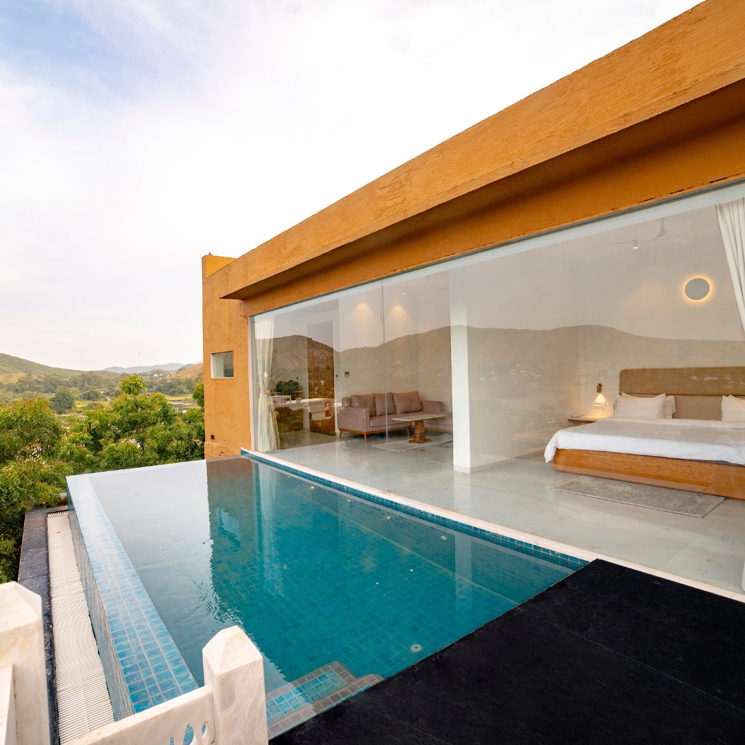 fabgetaways's tweet photo. Fancy a Private Pool Villa ? Stay at the Yaan Wellness Retreat, Udaipur ☀️

2 Nights starting at ₹29,999 for 2 Adults with taxes

View this deal:
https://t.co/sfWc20WahE

#FABgetaways #udaipur #YAAN #privatepoolvilla #Rajasthan #luxuryhotel #luxuryresort #getaway #Wanderlust https://t.co/NNT88LMMS9