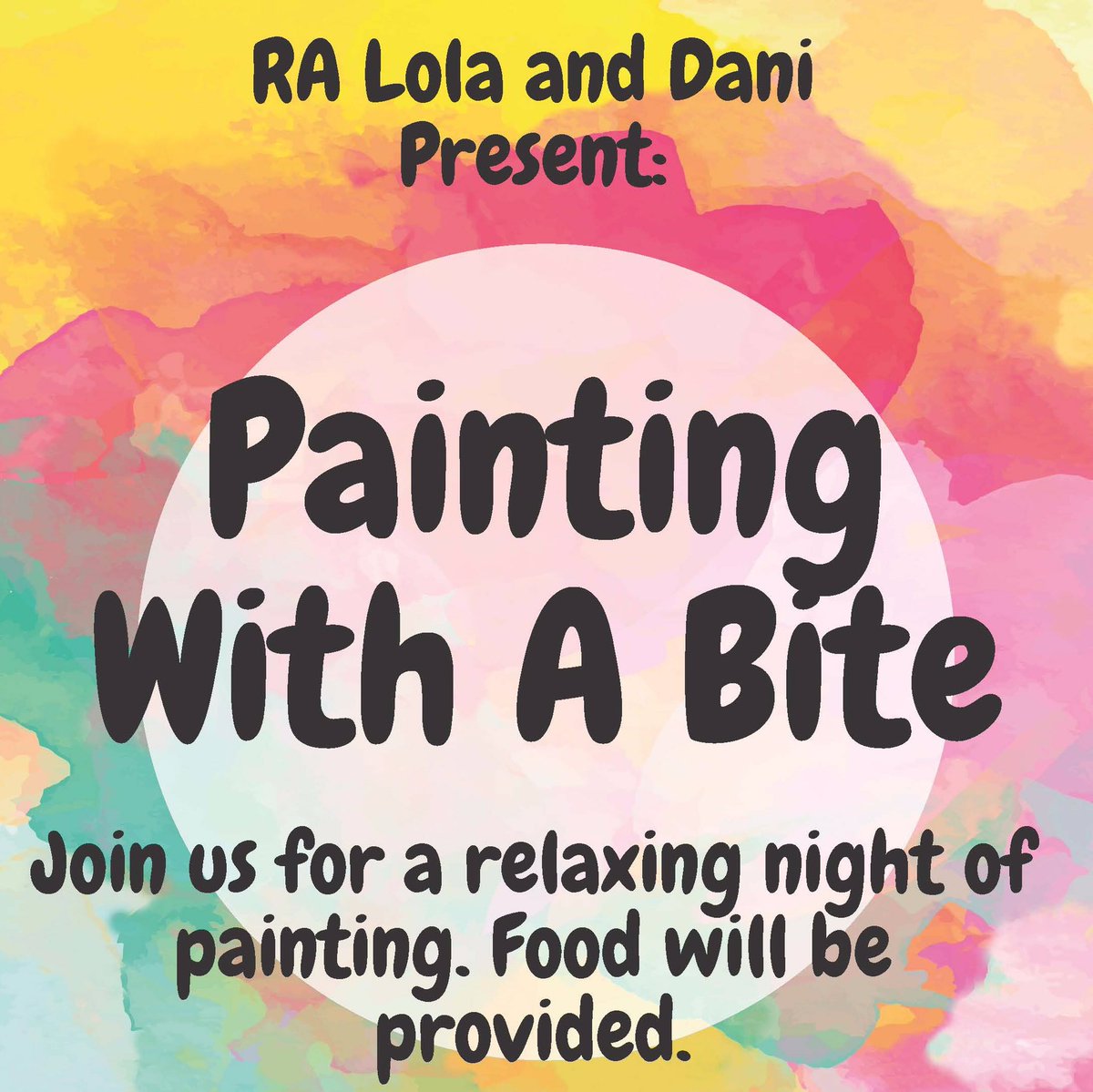 TWUHousing's tweet photo. Take a break from the summer stress tonight at Painting With A Bite!
Join us for a relaxing night of painting and food at the Parliament Village Multipurpose Room.
Thursday, July 14
6-7 PM
#txwomans #twuevents #TWUSummerFun https://t.co/Y4ajMdHIWT