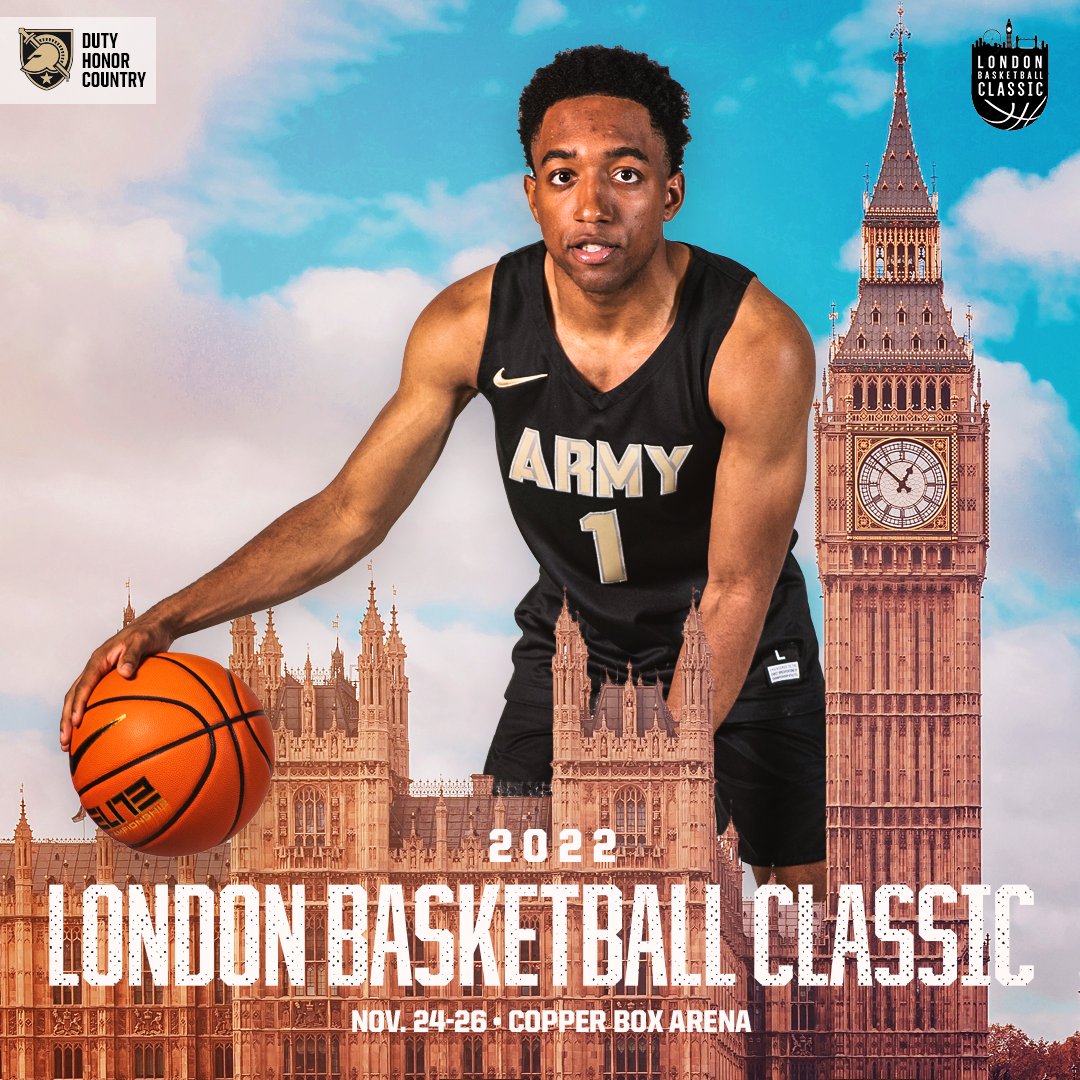 We will be spending #Thanksgiving across the pond‼️👇

🏆London Basketball Classic 
🗓️November 24 &amp; 26
📍London 🏴󠁧󠁢󠁥󠁮󠁧󠁿
🏟️Copper Box Arena 
📰goarmywestpoint.com/news/2022/7/14…

#GoArmy