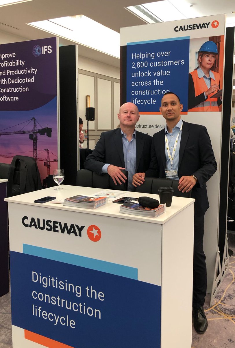 CausewayTech's tweet photo. The team are having a great time at @CNMeetup!

Our Customer Relationships Director, @RebeccaSperti, and the team are looking forward to meeting attendees this afternoon!🤝

#ConstructionMeetup https://t.co/vxvzDZvTKz