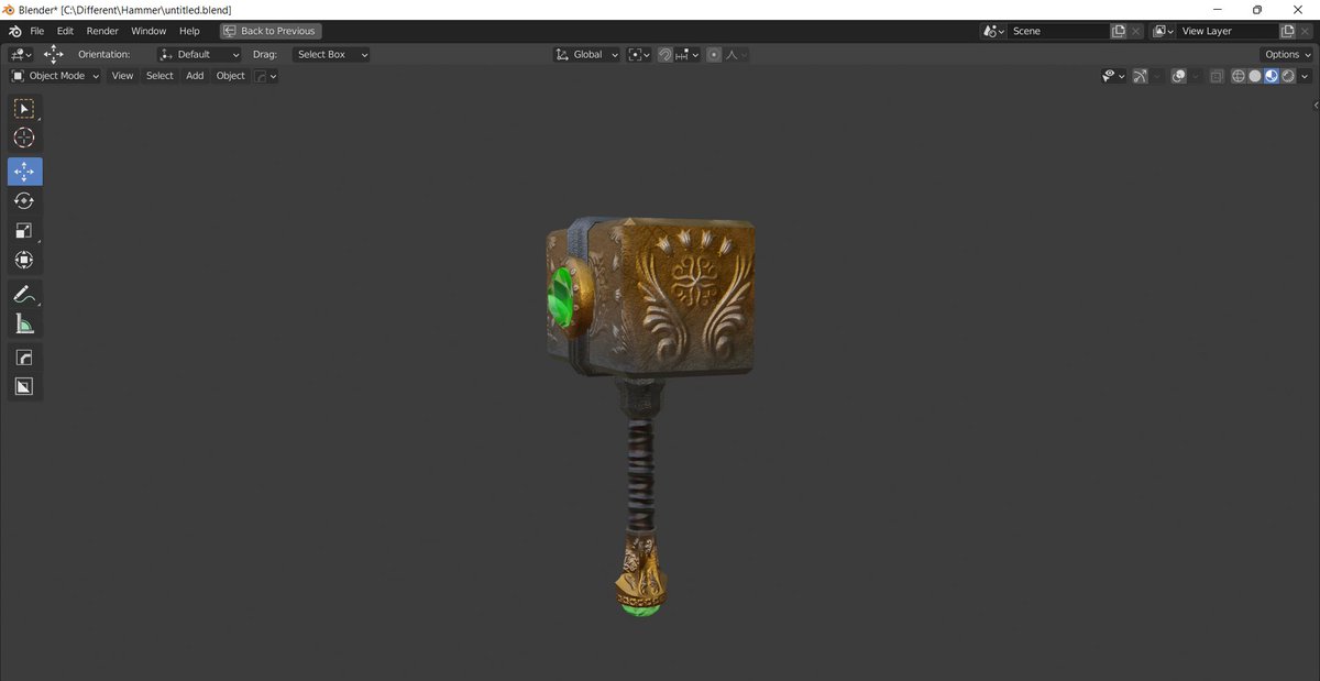 Zortheus_'s tweet photo. Haven't posted for awhile 😩Hammer Freestyle I started yesterday night 💫 #Roblox #RobloxDev #RobloxDevs #RBXDev #rbx #blender #3dmodeling https://t.co/QebVpUHQex