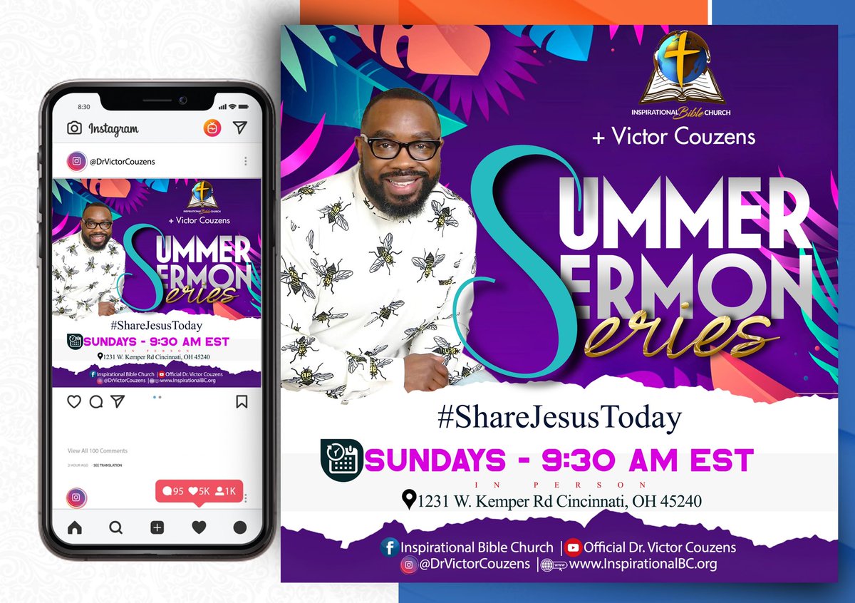 drvictorcouzens's tweet photo. How to reach the mass, men of every birth? #LiftJesus. This Sunday, Iβm back in the saddle with a new sermon series #ShareJesusToday. If ever the world π needed a #Witness and #Love #Light #Truth #Hope #Peace, NOW is the time. Let's shine β¨ light in the darkness! https://t.co/7zDZLgzzQM