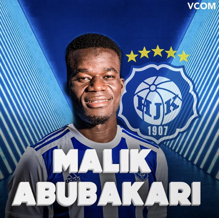 Malik Abubakari ➡️ HJK🔥

Malmön 22-vuotias ghanalaiskärki Malik Abubakari allekirjoitti loppuvuoden mittaisen lainasopimuksen HJK:n kanssa✍️

Abubakari on pelannut Malmössä kaikkiaan 36 ottelussa tehden niissä kuusi maalia ja syöttäen kaksi. 

#Veikkausliiga #HJK