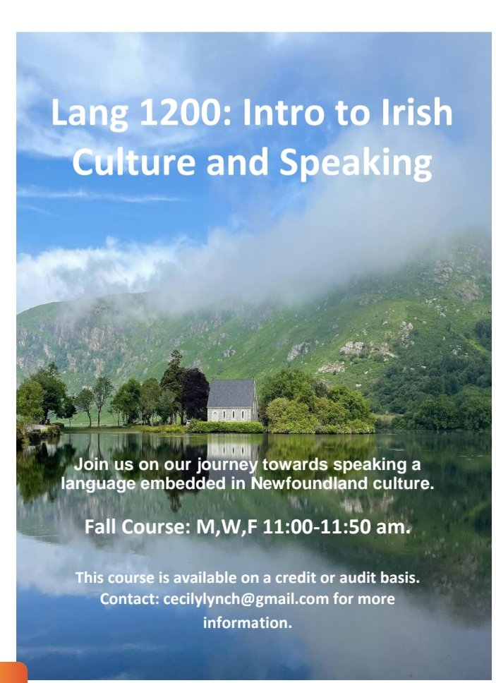 💚☘ Why not learn the Irish language and experience Irish culture at Memorial University this Fall?!💚☘ #Ireland #Canada #MemorialUniversity #learning