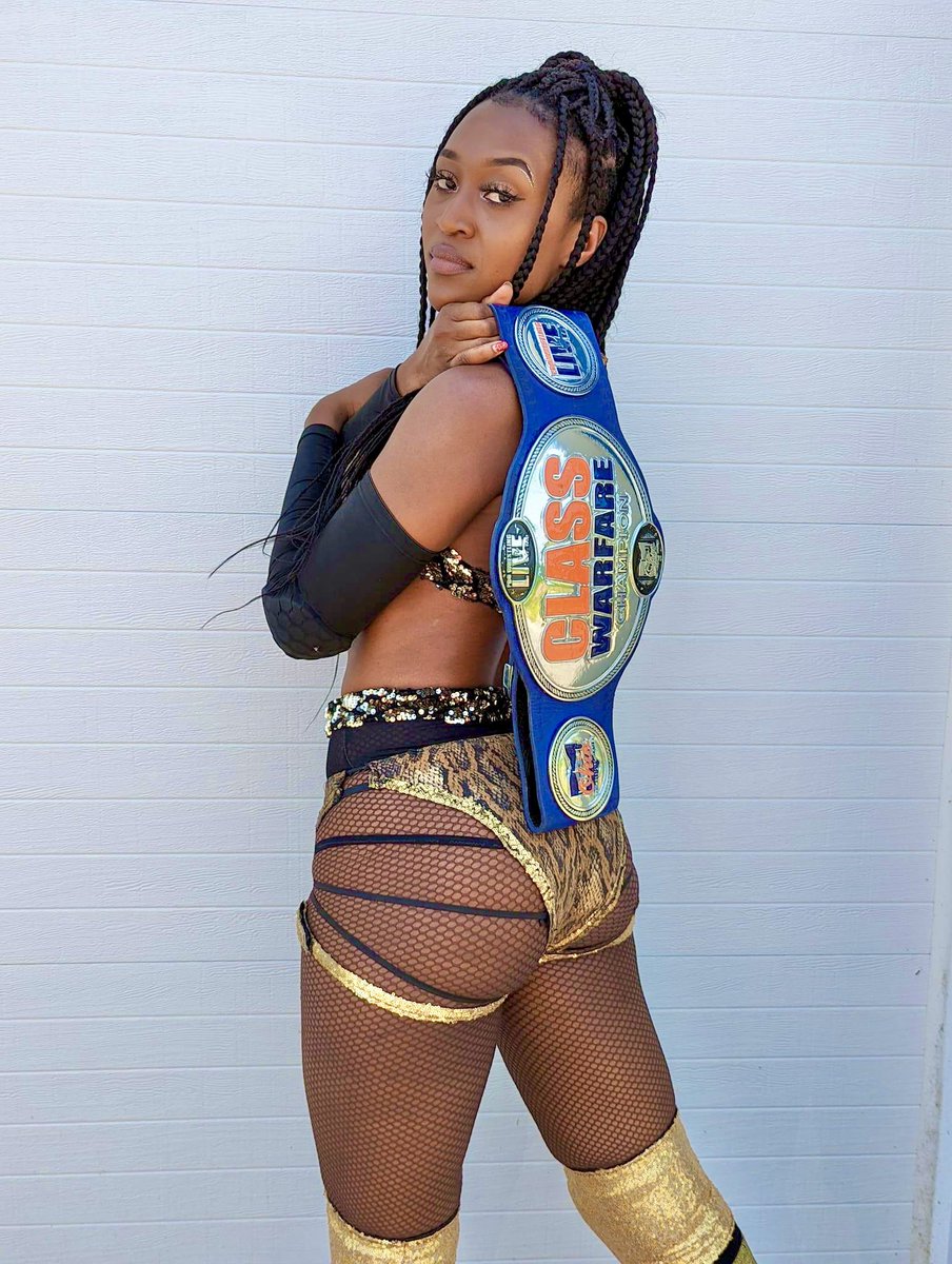 Queen Aminata クィーンアミナタ on X: 👉🏿 Your new @PWLOhio Class Warfare Champion  but Im officially renaming it as  Ass Warfare Champion  - 😉 -  Anyways, just know that Im here