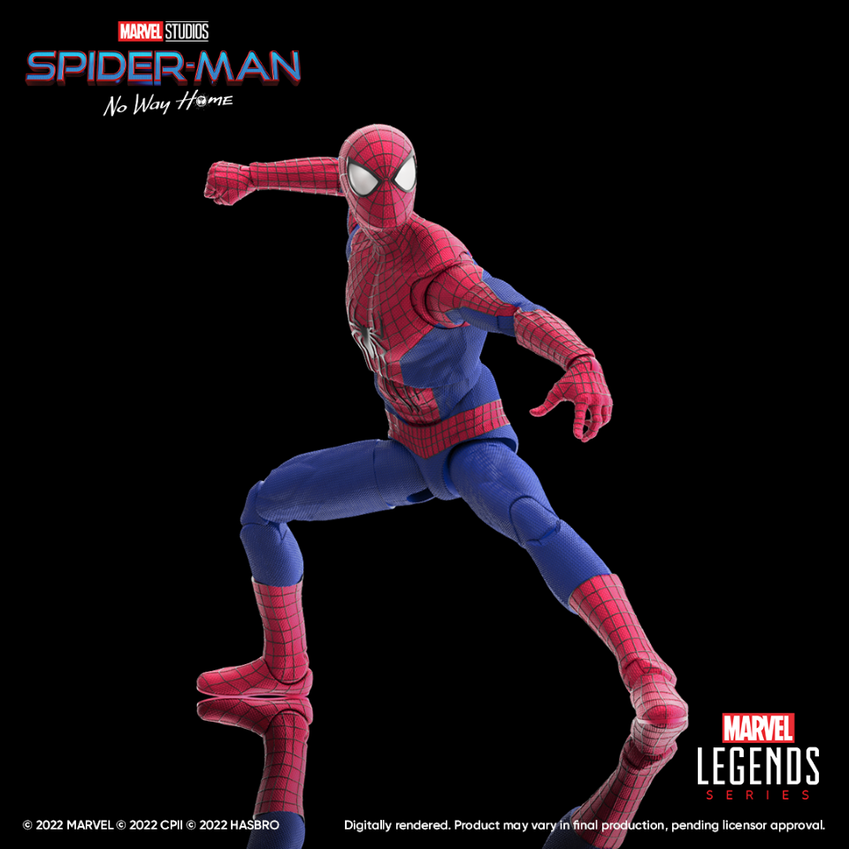 The Spider-Man: No Way Home Multiverse 3-Pack brings Peter Parker in his integrated nanotech suit, Friendly Neighborhood Spider-Man & The Amazing Spider-Man together for the first time! Pulse Premium Members can pre-order now & all fans at 2:00pm ET on #HasbroPulse.