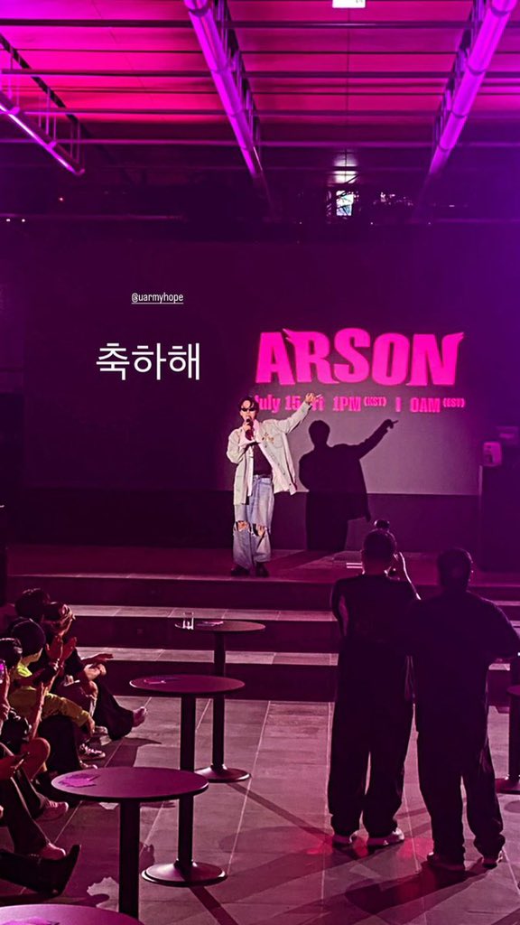 bangtan_com_ph's tweet photo. J-Hope had an exclusive pre-release party today. @BTS_twt hobi, my sunshine, i’m so proud of you ✨🥺 https://t.co/Zcv4gadXG3