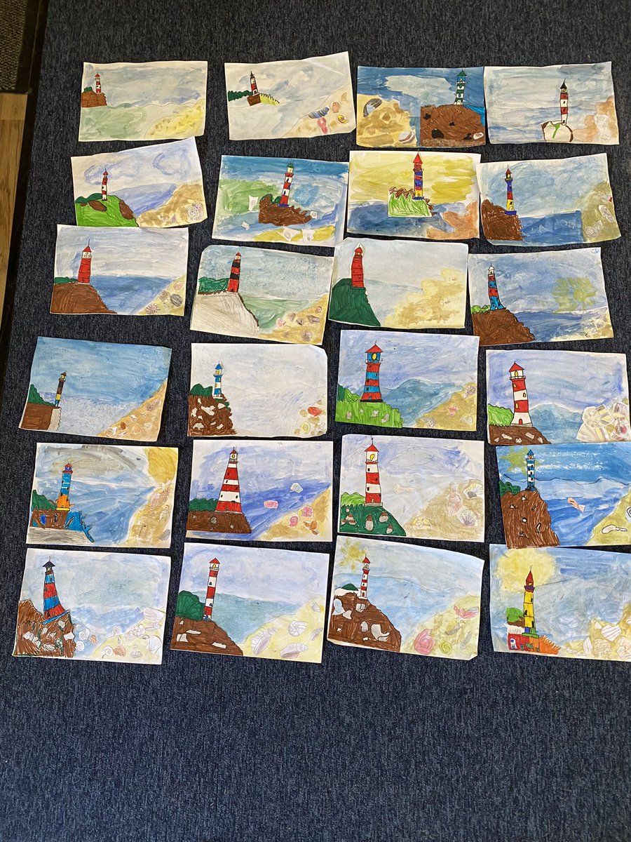 Year2STP's tweet photo. We are so proud of our seaside art this week #artatstp https://t.co/DTqPlLXcAl