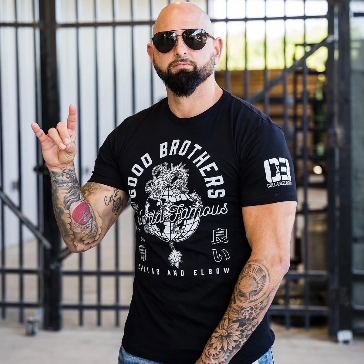 Good Brothers 'World Famous' T-Shirt has finally arrived!

Shop Now ➡️ bit.ly/3yHQ6JB

@machinegunka @the_biglg @collarxelbow

#goodbrothers #collarxelbow #prowrestling #wrestling #impactwrestling #NJPW #WWE #WCW #TNA #AEW #WrestlingMerch