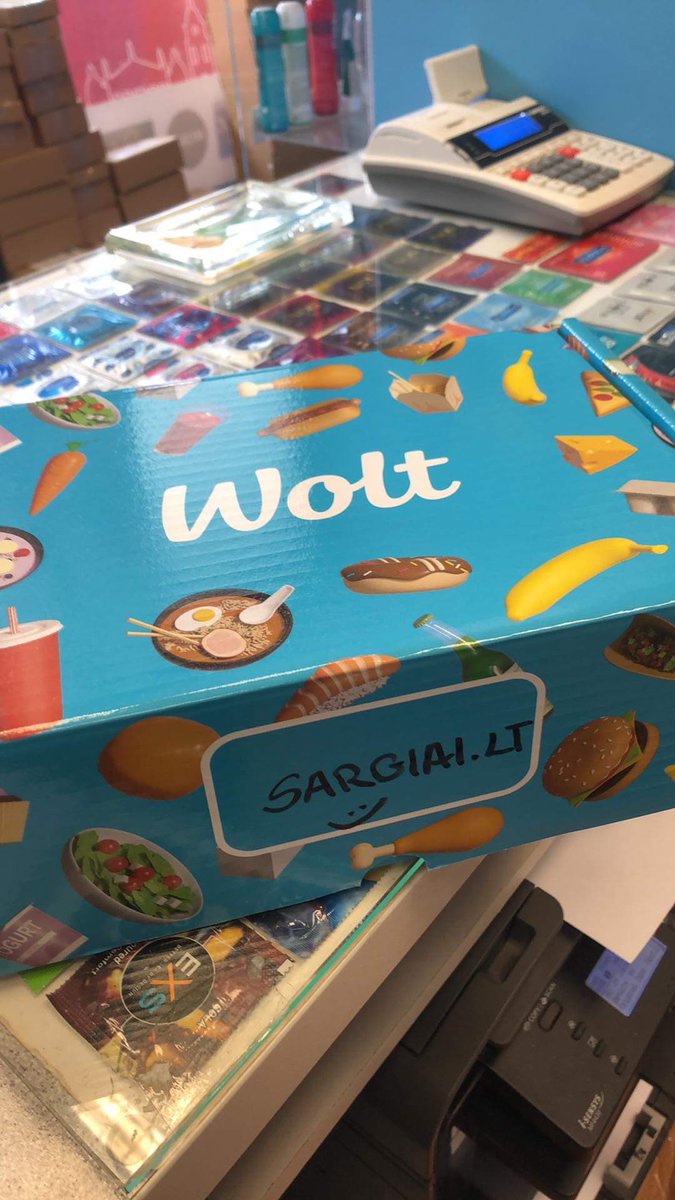 sargiai's tweet photo. Reikia skubiai? Jau šį penktadienį mūsų prekes rasite ir programėlėje WOLT #woltlithuania #wolt #sargiai #prezervatyvai https://t.co/B8JEjli7os