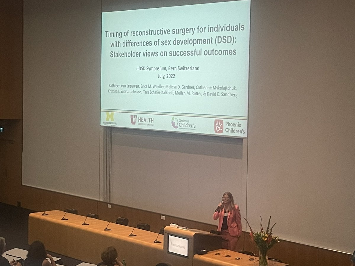 eekayjay's tweet photo. Kicking off the iDSD symposium in Bern with talks from friends Dr Courtney Finlayson and @KathyvanL from @LurieChildrens and @PhxChildrens! https://t.co/JRB5UbtAdV