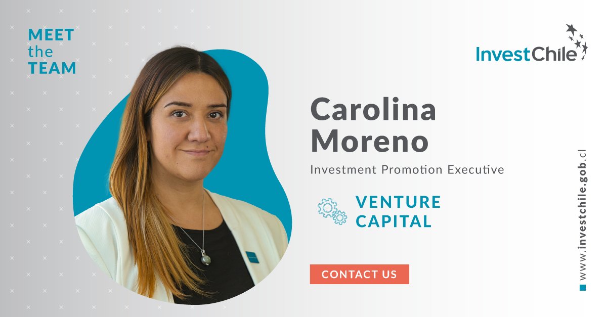 InvestChile's tweet photo. If you’d like to break into Venture Capital or you are already part of the ecosystem, you should meet our expert, Carolina Moreno. She will show you business opportunities in Chile and give details of regulations and the ecosystem.
📌Contact her here! https://t.co/swWEa5APky https://t.co/Dl4D9Gah1Z