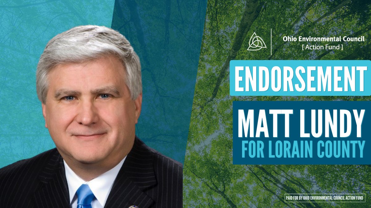 A long time environmental champion, Commissioner <a href="/mattlundynews/">Matt Lundy</a> will continue fighting to reduce toxic algae in Lake Eerie and protect public lands.