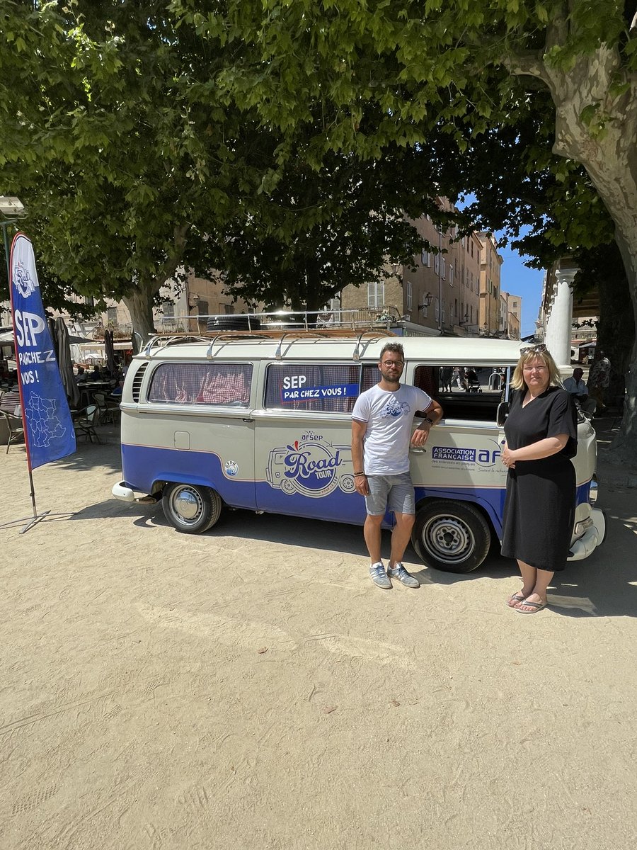 #AfsepRoadTour : prévention et sensibilisation à la sclérose en plaques sur la place Paoli jusqu’à 19h.