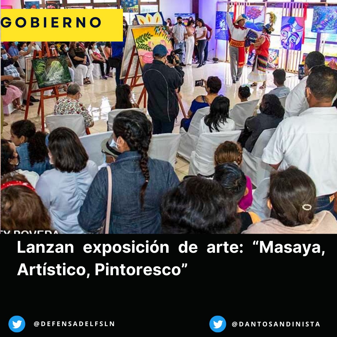 Lanzan exposición de arte en Masaya
#Nicaragua
#4319FuerzaDeVictorias