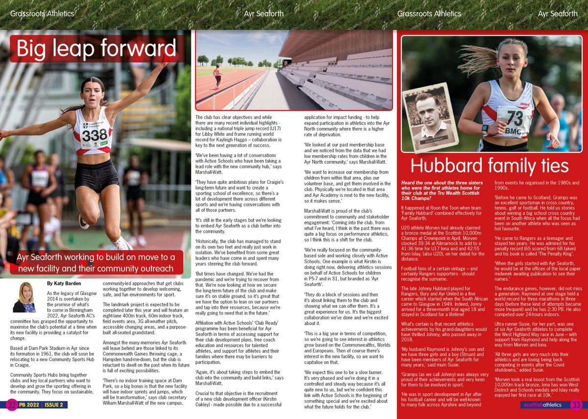 PB CLUB FOCUS 
#SALbelong
Love this by <a href="/katymaybarden/">Katy Barden</a> on <a href="/ayrseaforth/">Ayr Seaforth AC</a> bid to grow as new facility looms + athletics family with football connection <a href="/ArnoldBlack1/">Arnold Black MBE</a> <a href="/RangersFC/">Rangers Football Club</a> <a href="/AyrUnitedFC/">Ayr United</a> 
<a href="/ayrshire_live/">Ayrshire Live</a> @WestSoundNews <a href="/LindsayMcMaho15/">Lindsay McMahon</a>   @DavidFallon88 <a href="/Cara_Shearer94/">Dr Cara Shearer</a> <a href="/Susieqandr2/">Susie Hubbard</a>