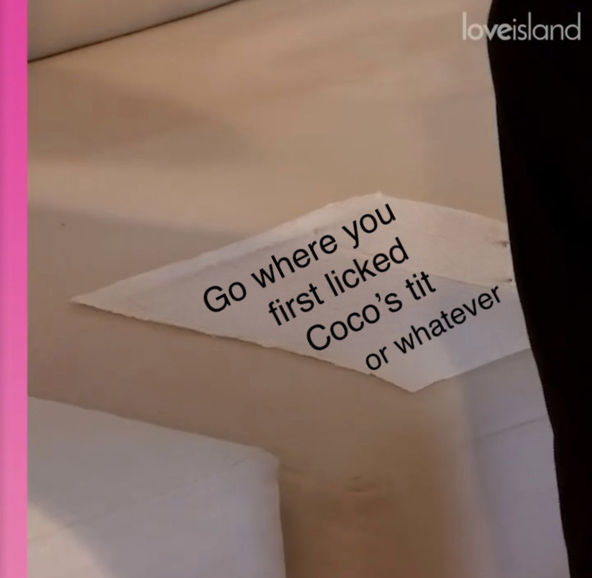 Demonlighter's tweet photo. @LoveIsland Tasha’s so romantic #loveisland https://t.co/5gY0uOqLh0