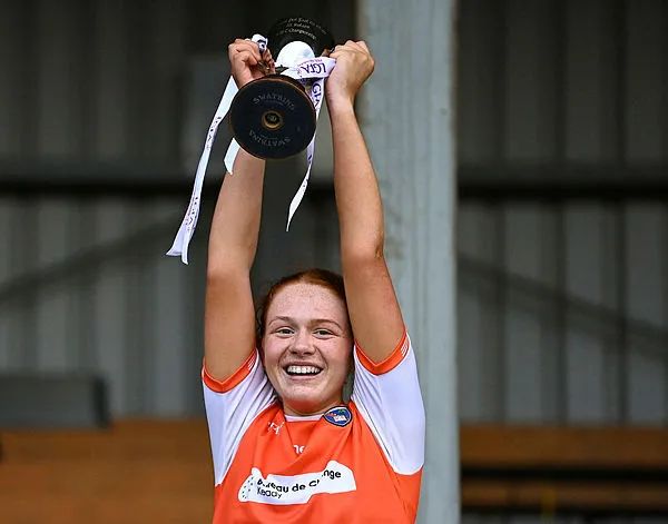 BelleekGAC's tweet photo. A huge congratulations to @ArmaghLGFA U-16's on their momentous All Ireland win last night. A great game of football with some top performances, none more so than Belleeks girl and captain @sinead_on6. A massive achievement and well deserved. 👏 https://t.co/Ssty7Jnzuq